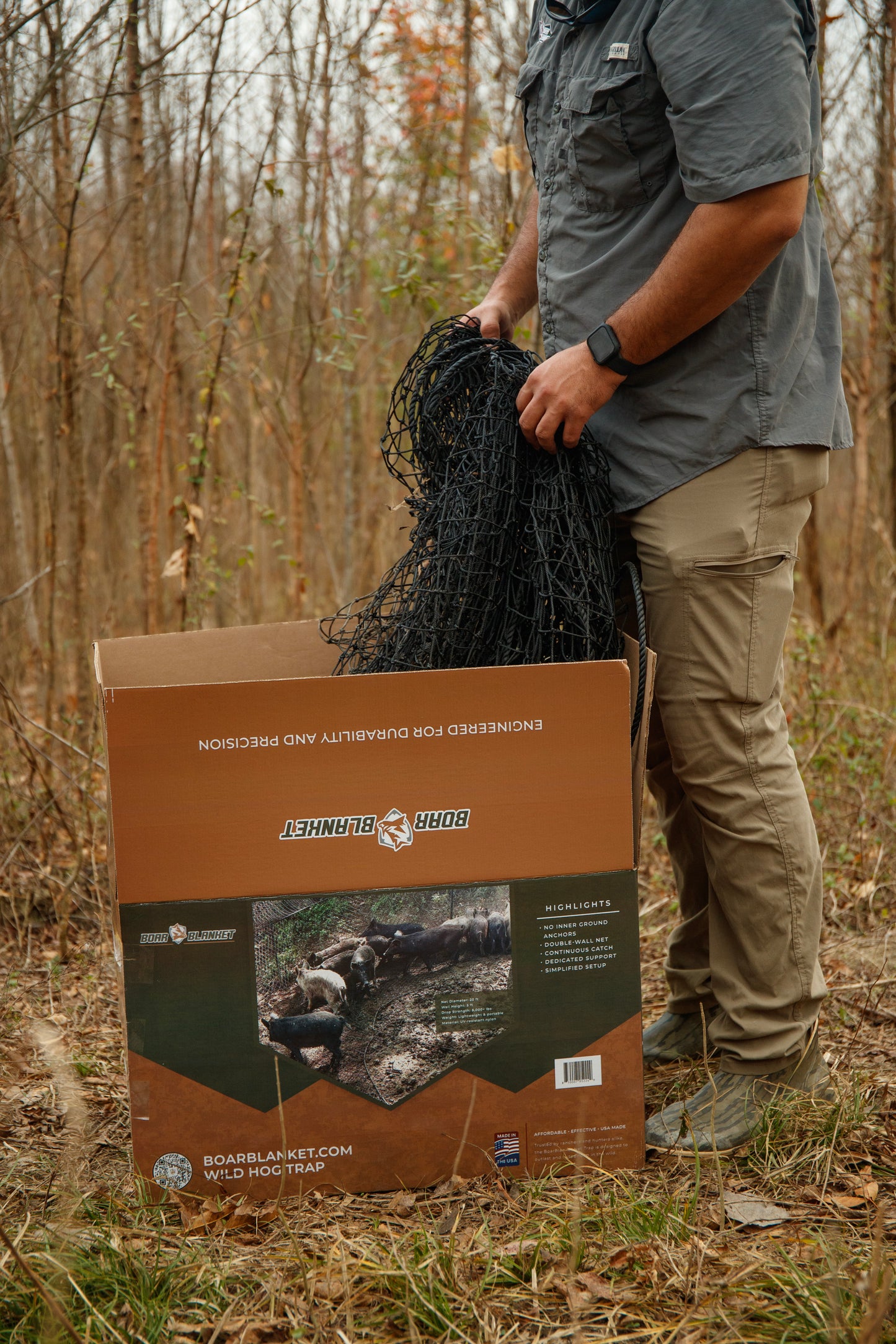 Boar Blanket Trapping System  (FREE SHIPPING WORLDWIDE!)