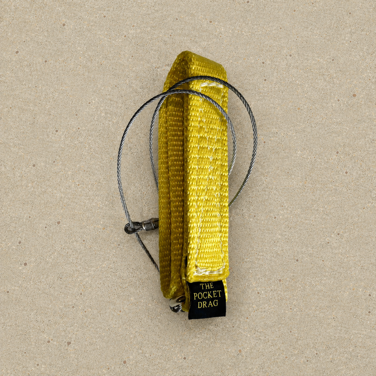 Pocket Drag with steel cable loops for moving wild hogs and game